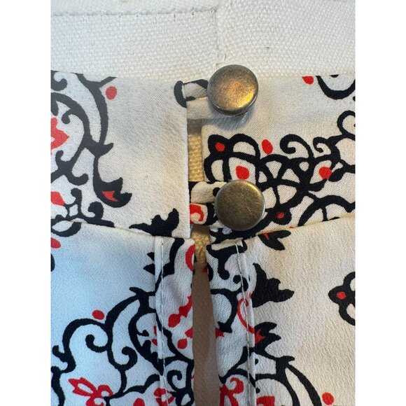 2/$30 Ravish Beyond Size M Halter Neck Top With Black & Red Vintage Design - Picture 10 of 13